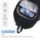thumbnail image 4 of Mochila deportiva impermeable Coofay con compartimento para zapatos de 35 L, color negro, 4 of 8