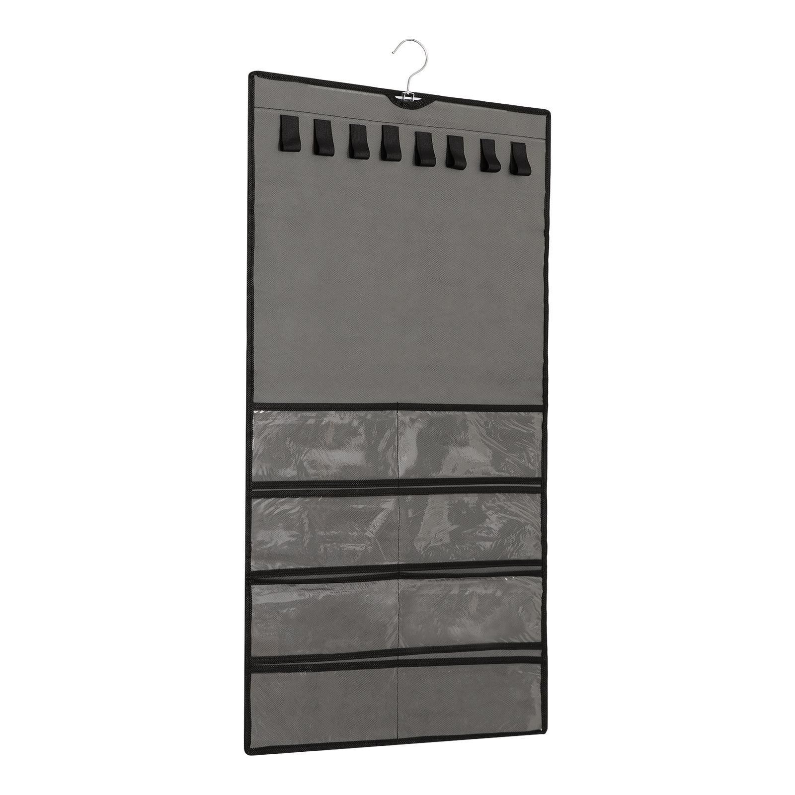Hanging Jewelry Organizer, Jewelry Roll Gift Double Sided Women Earrings Display, Earrings Hanger Jewelry Holder for Wall Closet Watches Rings