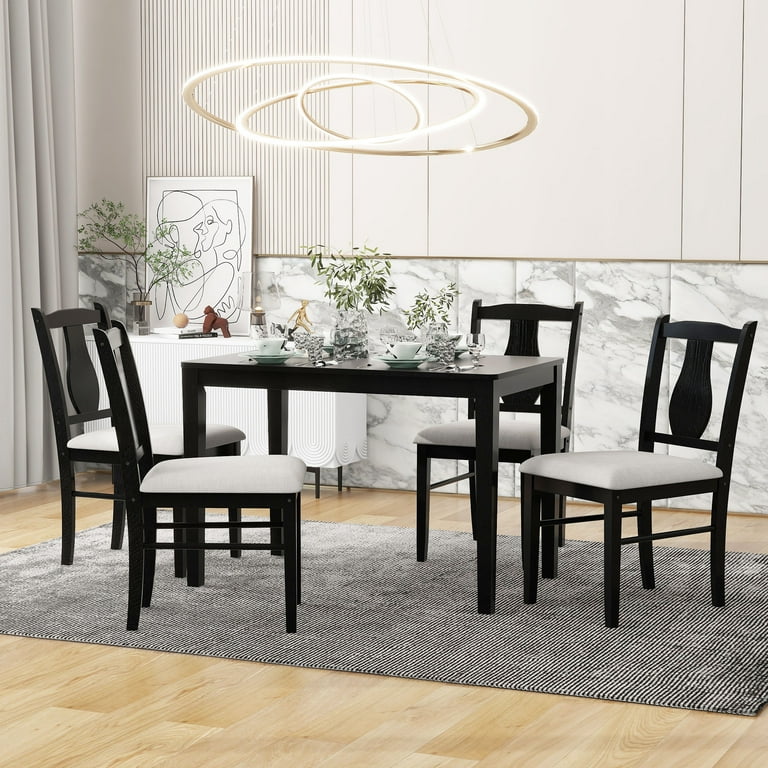 Dining Table Sets for 4 Modern Kitchen Table Set with Upholstered