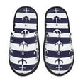 thumbnail image 1 of Balery Anchors Pantuflas de Casa de Felpa Silenciosas con Diseño Estampado, Zapatillas Cómodas Antideslizantes de Algodón para Interior-Large, 1 of 8
