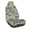 thumbnail image 1 of Wukai Farm Cows Full Set Car Seat Covers with Soft Padding Universal Auto Front Seats Protector and Cushion Mat, 1 of 5