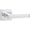 Polished Chrome, variant on Sure-Loc SN100-SQ 15 Siena Non-Turning One-Sided Dummy Door Lever - Nickel
