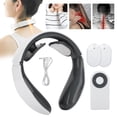 thumbnail image 3 of Masajeador eléctrico de cuello con compresas calientes y pulsos para vértebras cervicales. Cuidado de la salud inteligente., 3 of 14