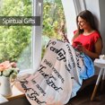 thumbnail image 4 of Scripture Blanket Spiritual Gifts for Christian Women Religious Throw Blanket with Bible Verse Inspirational Healing Thoughts Gifts for Women Men Pastor Appreciation, 4 of 7