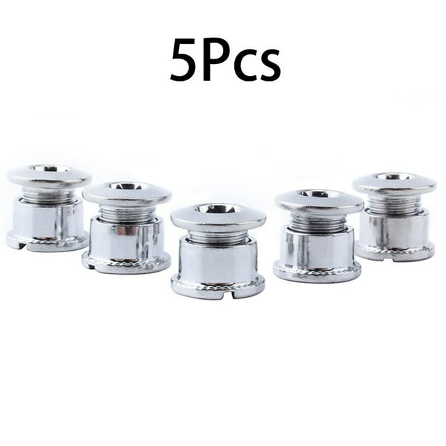 5pieces Stainless Steel MTB Bicycle Chainring Screws Single/Double/Triple Bolts