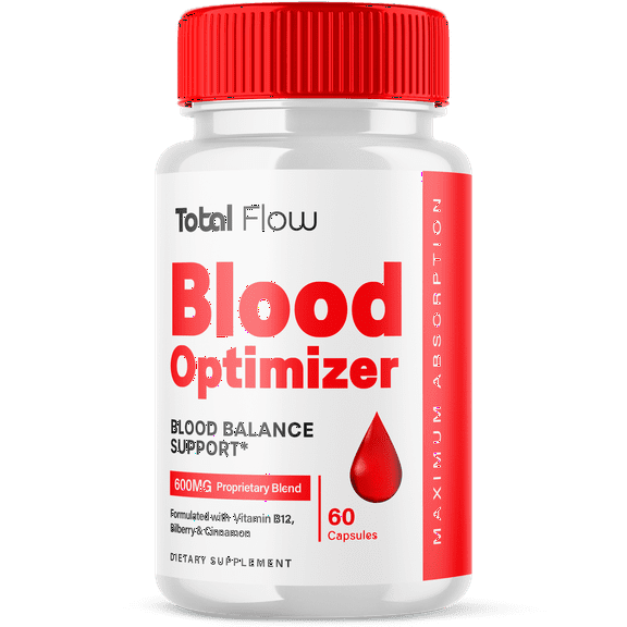 Total Flow Blood Balance Support Pills Advanced Formula Vitamin Supplement TotalFlow 60 Capsules
