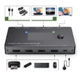thumbnail image 2 of Video Switcher 4k Switch Hd Switch Type-c Switch Two-way Switcher For Computer Monitor Multiple Source 2 Port, 2 of 6