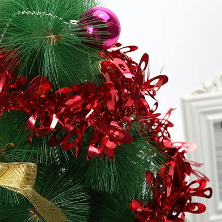 Ribbon Garland Xmas Tree Ornament Decoration Home Party Holiday
