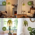 thumbnail image 6 of xiaojuande Tassel lampshade - Retro country style green bead tassel lampshade,18cm artistic atmosphere lampshade replacement lamp accessory for living room, 6 of 9