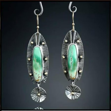 Women Jewelry Premium 925 Silver Cubic Zirconia Ear Stud Dangle Wedding Earrings A Pair-#18[h312]