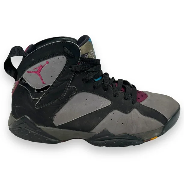 Ni - ke Ni - ke Air Jordan 7 Retro Bordeaux Men's 9.5 Sneakers Gray Black 304775-034 READ