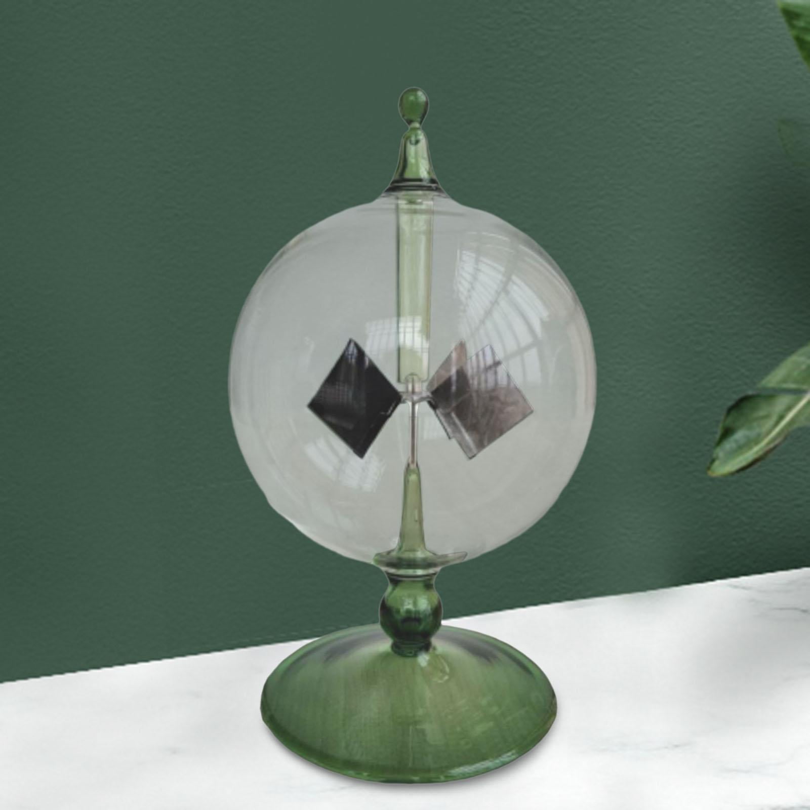 Baoblaze Solar Power Light Pressure Windmill Measurement Tool Professional Decoration Green