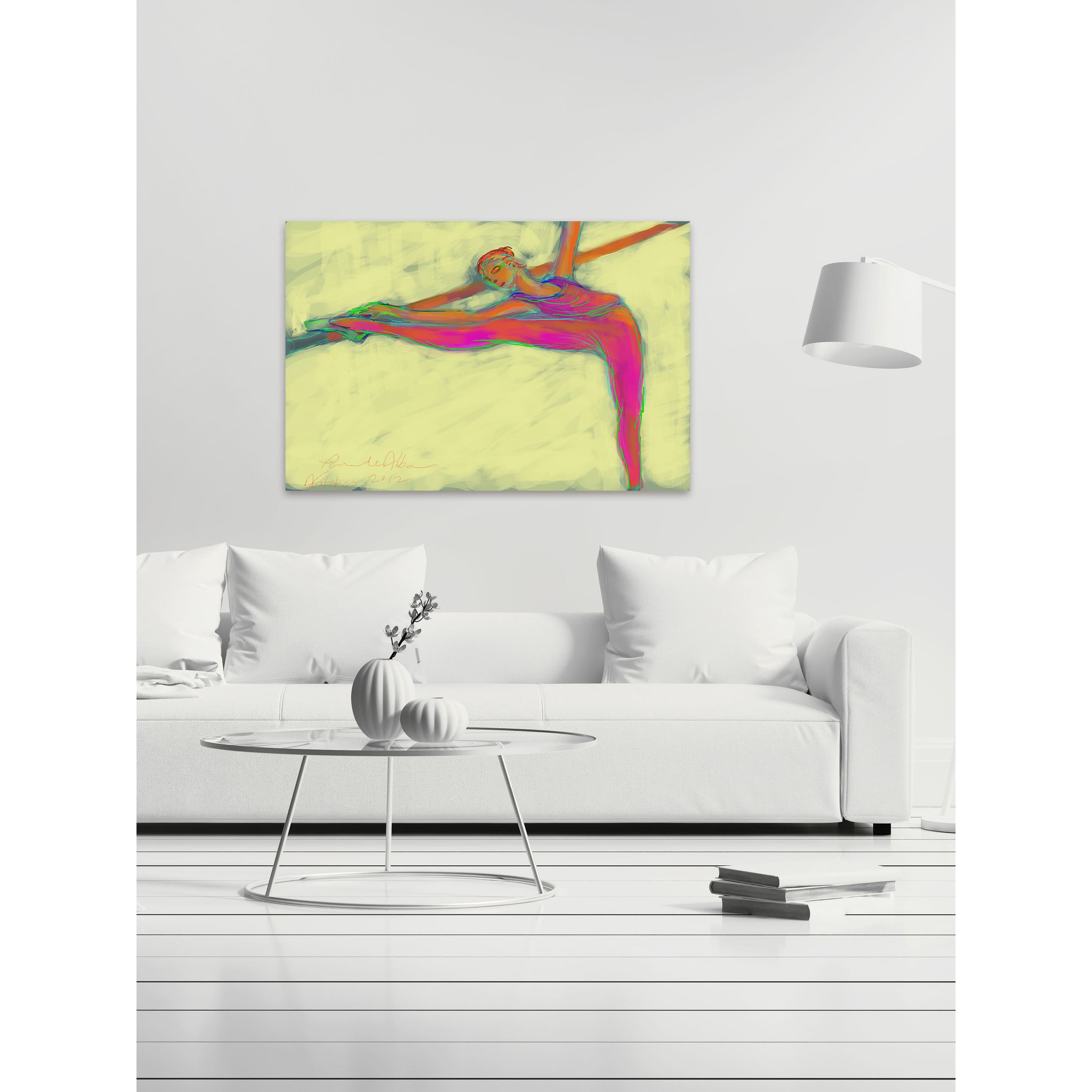 Marmont Hill "Attitude" by Arthur Pina Painting Print on Wrapped Canvas