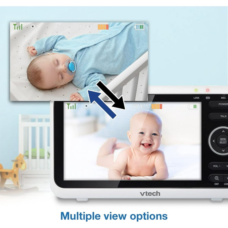 VTech Video Baby Monitor with 1000ft Long Range, Auto Night Vision