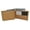 Tan, variant on Men's Compact and Slim Bifold Wallet with Flip Up ID by Leatherboss
