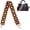 Brown, variant on Purse Strap, Adjustable Embroidery Flower 2 Inch Wide Purse Straps Replacement Crossbody for Women