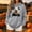 Gray, variant on Panda Women'S Fall Winter Tops Crew Neck Long Sleeve Green Hoodie Cute Animal Classic Fit Modern Tops Army Green,S