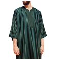 thumbnail image 1 of Men's Striped Printed Robe - V-Neck Middle Sleeve, Polyester/Spandex Blend, Casual/Party Wear, Hand Wash Cold, 1 of 8
