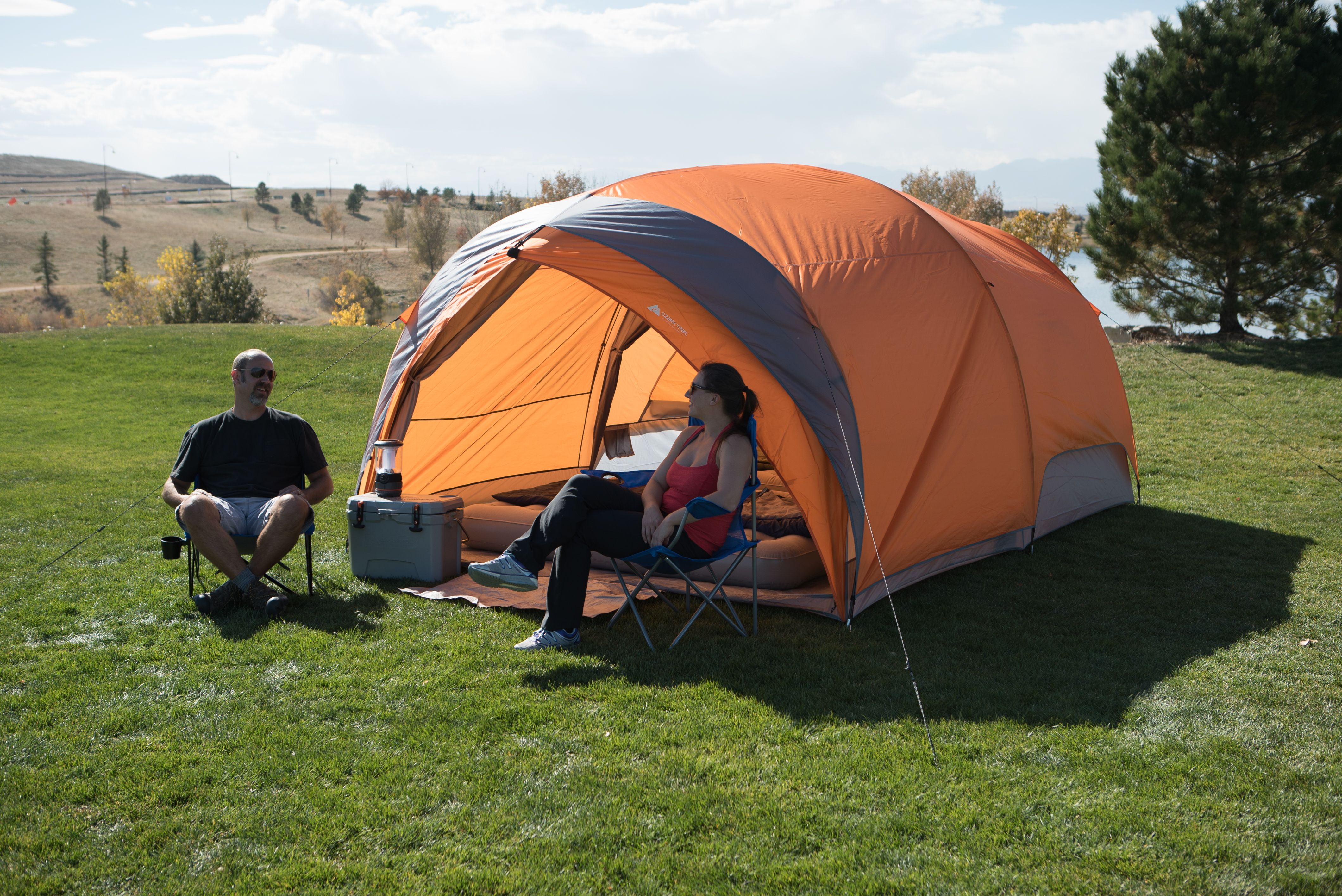 Ozark Trail 8-Person Dome Tunnel Tent, with Maximum Weather Protection 