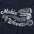 thumbnail image 2 of Cute Makin Waves Beach Mermaid Girls Kids T Shirt Tees Teen Brisco Brands L, 2 of 6
