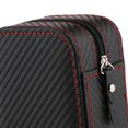 thumbnail image 3 of lionlar Organizer Case Storage Case For Watch - PU Leather, Black Color Black-2 Slots, 3 of 9