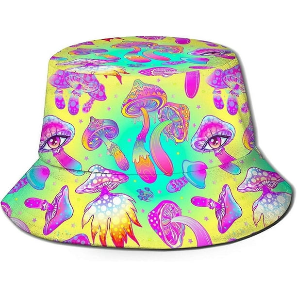 Golden Retriever Dog Women's Cute Print Bucket Hat Summer Travel Fisherman Cap For Girls