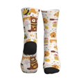 thumbnail image 3 of Crew Socks for Women Men, Cute Bee Honey Jar Hive Bear  Moisture Running Athletic Football Striped Socks Cushion Tube Socks, 3 of 7