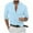 Mens Clothing Light Blue, variant on Mens Cotton Linen Dressy Blouses, Long Sleeve Shirts for Men Fall Business Casual Loose Fit Solid Color Lapel Button Down T-Shirts S-3XL