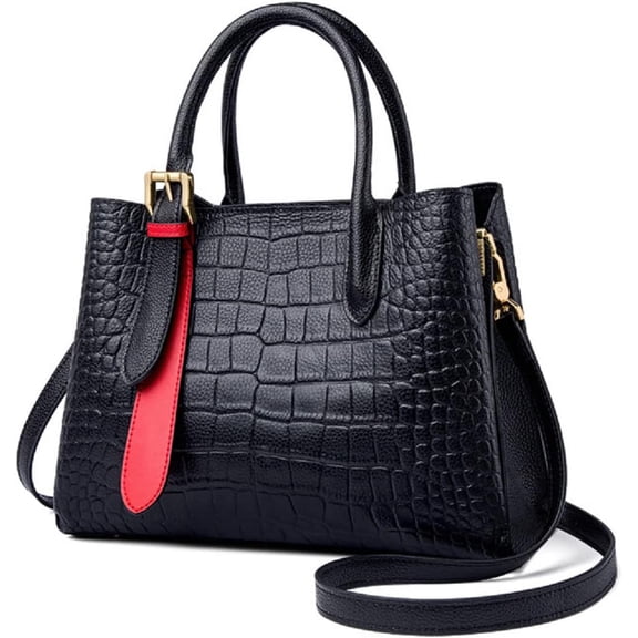 Women Fashion Handbags PU Leather Wallet Tote Bag Shoulder Bag Top Handle Satchel Purse