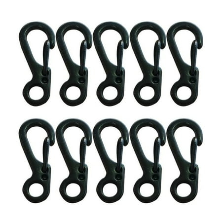 

Popular Sale! Dusknt Hooks Hook Up 10Pcs Buckle Spring Clip Snap Heavy Duty Aluminum Alloy Carabiner Hook Tools 10Pc Hook Black Big Discount