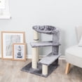 thumbnail image 6 of TRIXIE Baza Senior Plush & Sisal 27.6" Cat Tree Scratching Posts Hammock & Steps, Gray, 6 of 6