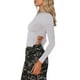 thumbnail image 2 of Txlixc Camisetas femeninas, cuello redondo de manga larga, tirantes, blusas delgadas de color sólido, fiesta callejera para mujeres Txlixc moda, 2 of 4