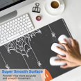 thumbnail image 4 of Long Mouse Pads for Desk,Halloween Spider Web Hanging Pumpkins Desk Mats on Top Of Desks, Desk Mouse Pad Extra Large with 3mm Non-Slip Base and Stitched Edge for Gaming,Office,Work,Home 31.5x11.8in, 4 of 5