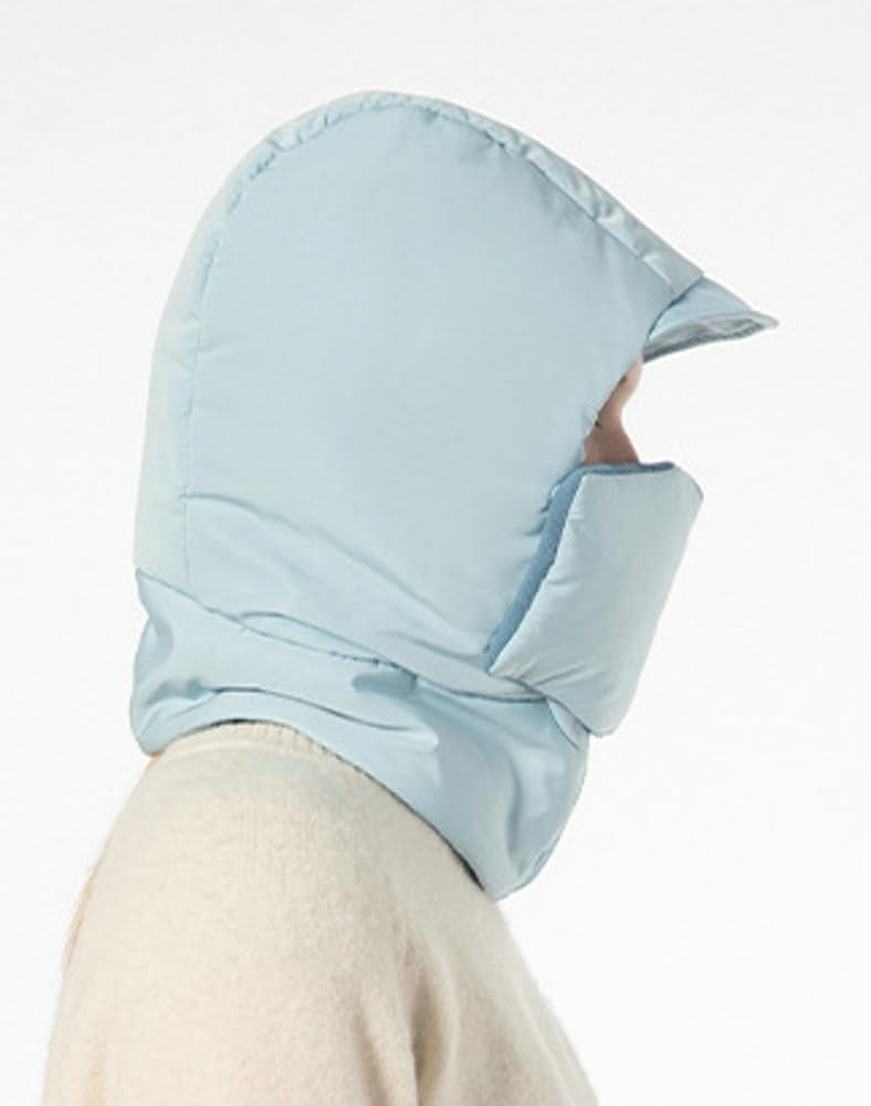 CoCoMangos Winter Balaclava Face Mask Cap for Women Windproof Hood Ski Down Hat Neck and Face Warmer Scarf Beanie Hats