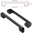 thumbnail image 5 of 128 mm black handles, 10 pieces cabinet handles, furniture handle for kitchen drawer, cupboards (20 screws), 5 of 6