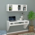 thumbnail image 5 of Prepac Designer Modern Floating Hutch, White, 5 of 9