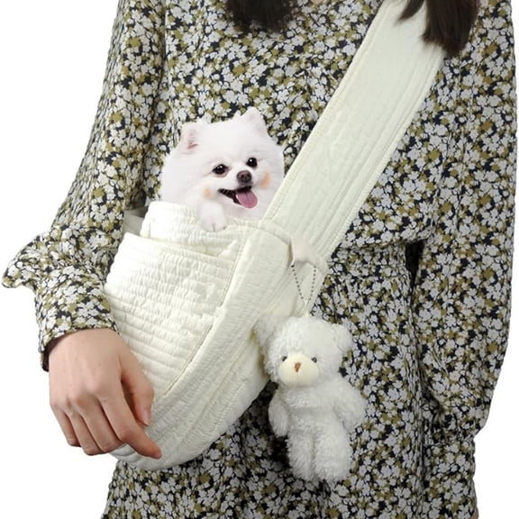Canva Backpack Sling Bag for Puppy, Cat & Dog Pet Sling, Outdoor Travel
