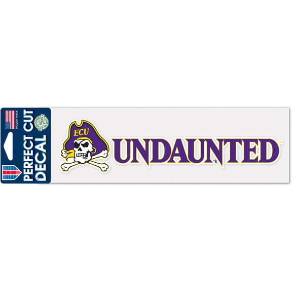 WinCraft ECU Pirates 3" x 10" Perfect Cut Decal
