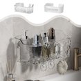 thumbnail image 1 of Xihbxyly Caja de Almacenamiento de Pared, Organizador de Plástico Transparente, Diseño de Drenaje, Gran Capacidad con Ganchos, Ideal para El Hogar, El Baño o La Cocina, Resistente a La Humedad y Vent, 1 of 6