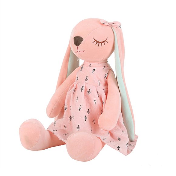 MesaSe Rabbit Stuffed Animal Cartoon Figure Toy Bunny Plush Toy Stuffed Animal Rabbit Doll Bunny Rabbit Stuffed Animal Toy for Baby Blue 35cm