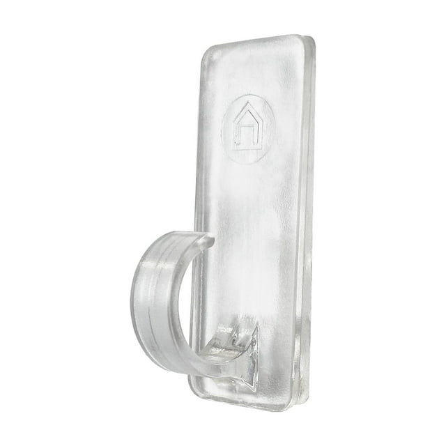Simple Living Solutions Grand Crochets adhésifs (12ct), Clip adhésif en plastique