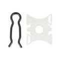thumbnail image 6 of 2pcs 11mm Car Window Regulator Sliding Clips White for BMW E32 51321938884, 6 of 6