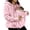 Pink, variant on Women's Maternity Winter Fleece Jacket - Full Zip Warm Babywearing Coat with Hood for Fall Outfits and Everyday Wear, Womens Coats