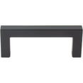 thumbnail image 2 of Contemporary Square Cabinet Pull, 3 Inches, Zinc Base Material, Matte Black by Stone Harbor Hardware, 2 of 2