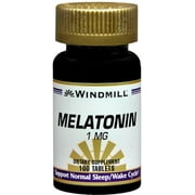 Windmill Melatonin 1 mg Tablets 100 Tablets (Pack of 4)
