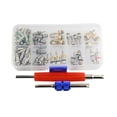thumbnail image 1 of Visland AC Valve Core Kit for Car Air Conditioner 134a Refrigeration Tire Valve Stem Cores Set Valve Core Remover Installer Tool Set, 1 of 8