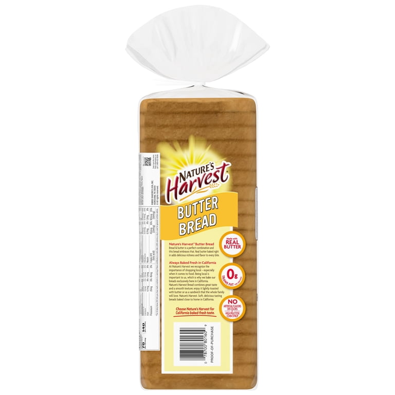 アイケア butter bread Nature's Own Butterbread, Non-GMO Bread