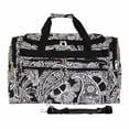 thumbnail image 2 of World Traveler 19-inch Carry-On Shoulder Duffel Bag - Black Blue Paisley, 2 of 3