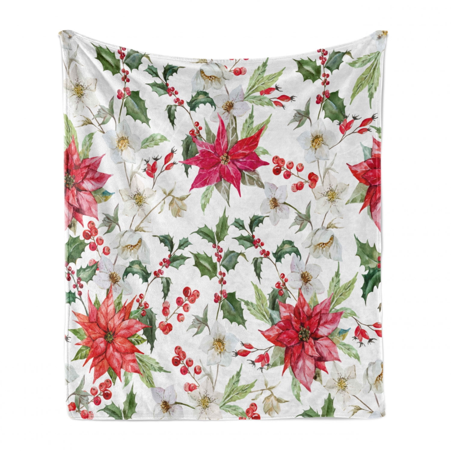 Cozy Plush for Indoor and Outdoor Use Pink Green White Christmas Flowers Pattern in Watercolors Buds Branches Natural Spring Artwork Ambesonne Floral Soft Flannel Fleece Throw Blanket 50 x 60 Cozy Plush for Indoor and Outdoor Use Pink Green White Christmas Flowers Pattern in Watercolors Buds Branches Natural Spring Artwork Ambesonne Floral Soft Flannel Fleece Throw Blanket 50 x 60