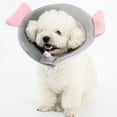 thumbnail image 3 of Cat Cone Collar,Cute Elephant Shape Elizabethan e Collar for Cat and Small Dog Anti-Bite Lick Wound Healing Protective Neck Cone After Surgery Recovery Collar for Small Pets, 3 of 4